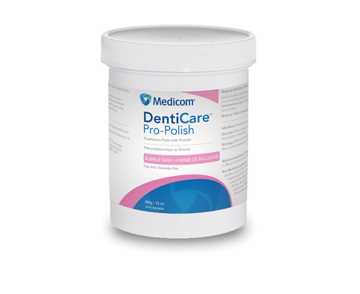 DentiCare, Pro-Polish, Prophy Paste Jars, 340 g, Fine, Bubblegum, 1/Pk, 10031-FBGUN - DentiCare, Pro-Polish, Prophy Paste Jars, 340 g, Fine, Bubblegum, 1/Pk, 10031-FBGUN - Image 1