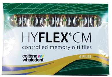 HyFlex CM NiTi Rotary Files, 25 mm, .04, # 35, Green, 6/Pk, H8250435 product image