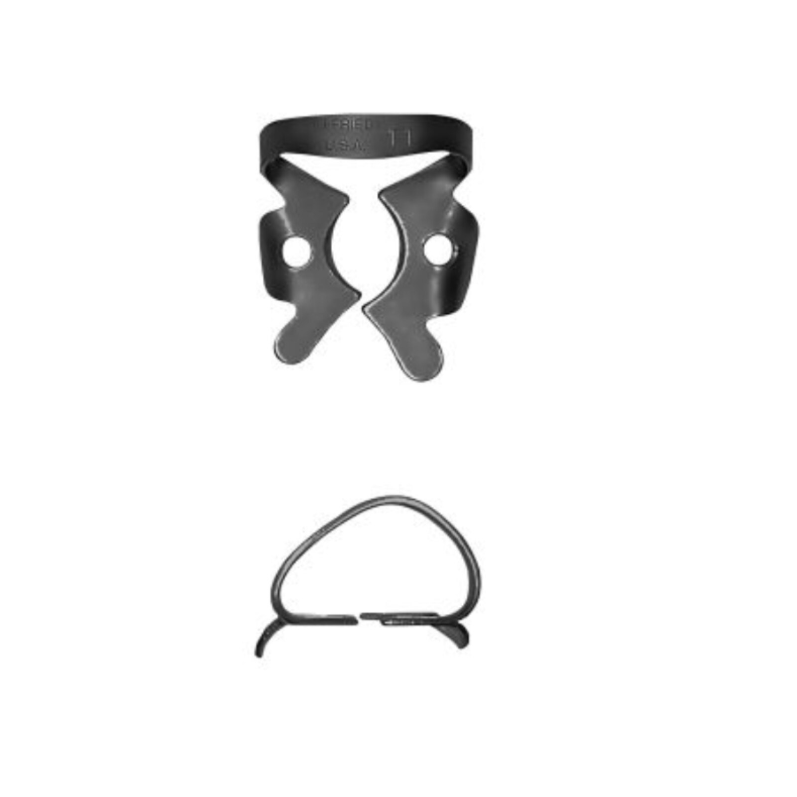 Hu-Friedy Black Line Rubber Dam Clamp Winged Size 11 Ea product image