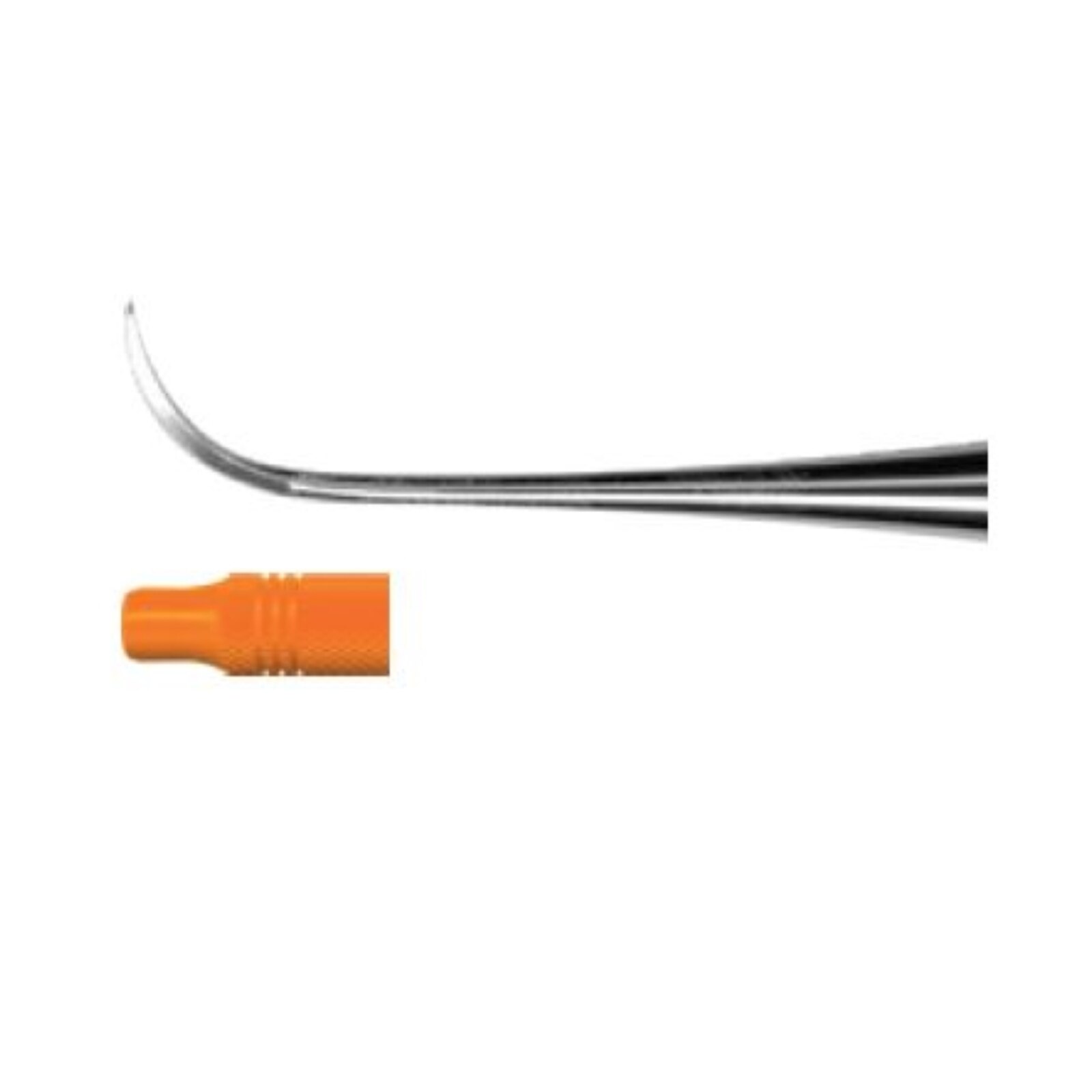 Sickle Scaler, Single-End, # 128 Nebraska, Anterior, EagleLite, Resin, 3/8", Orange, 1/Pk, AESN128X product image