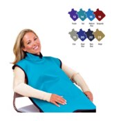 Adult X-Ray Bib Apron w/Collar Antimicrobial