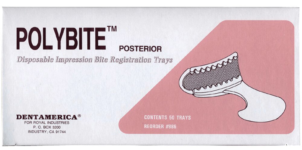 Polybite Disposable Bite Trays, Anterior, 35/Pk, 885 thumbnail 10