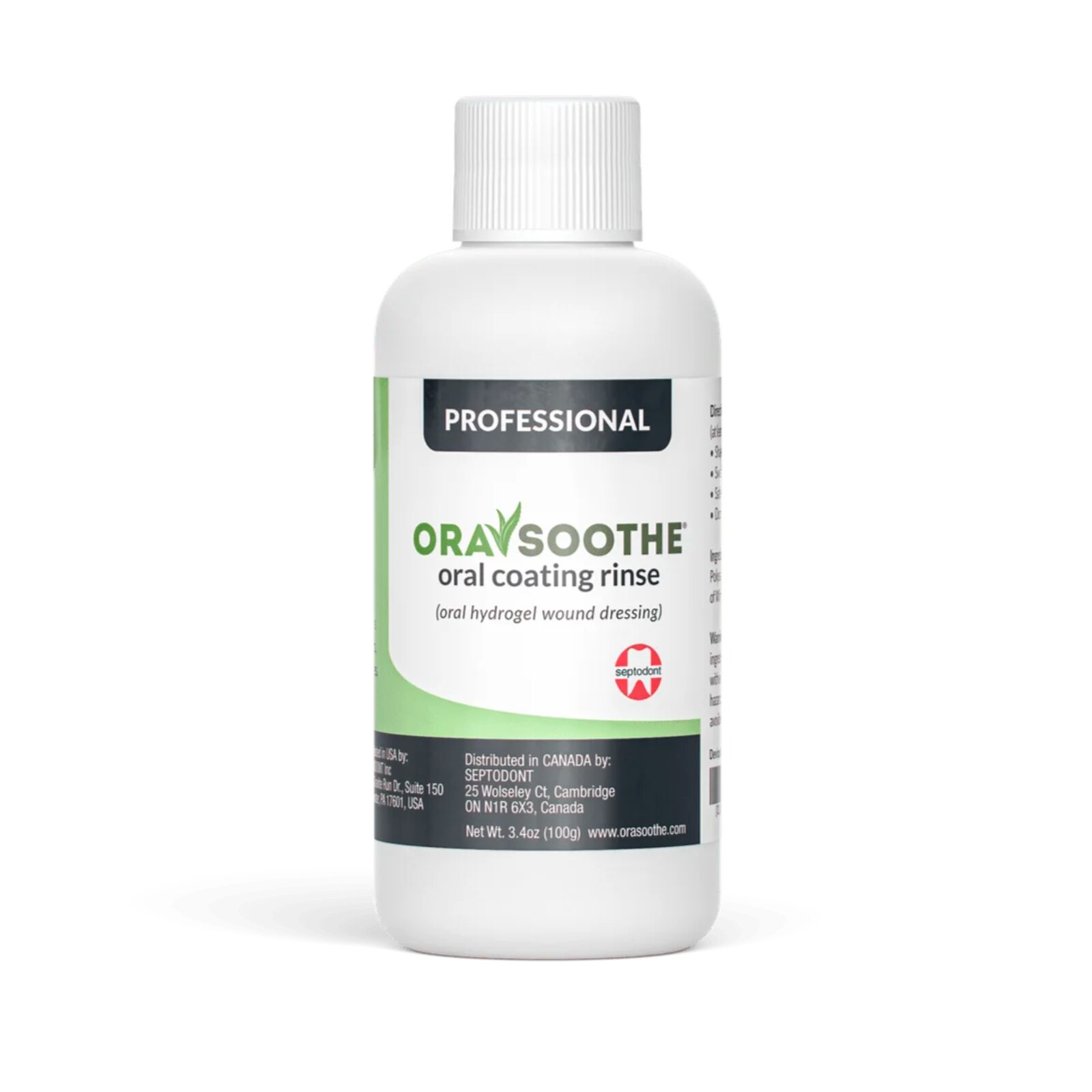 ORASOOTHE Oral Coating Rinse 3.4oz Professional product image