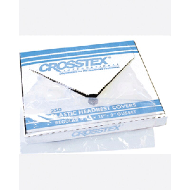 Headrest Cover Plastic 9.5x14 White 250/Bx thumbnail 3