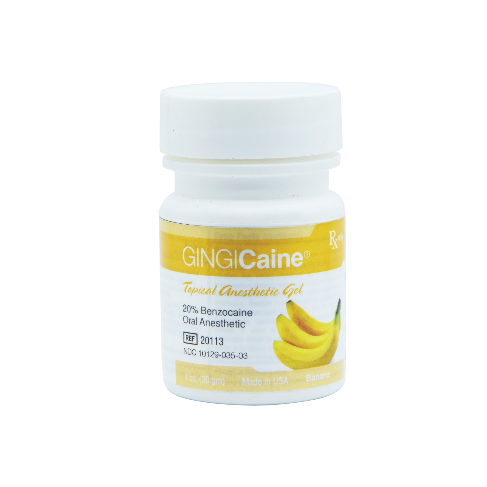 GINGICaine® Topical Anesthetics Gel Banana 1oz thumbnail 2