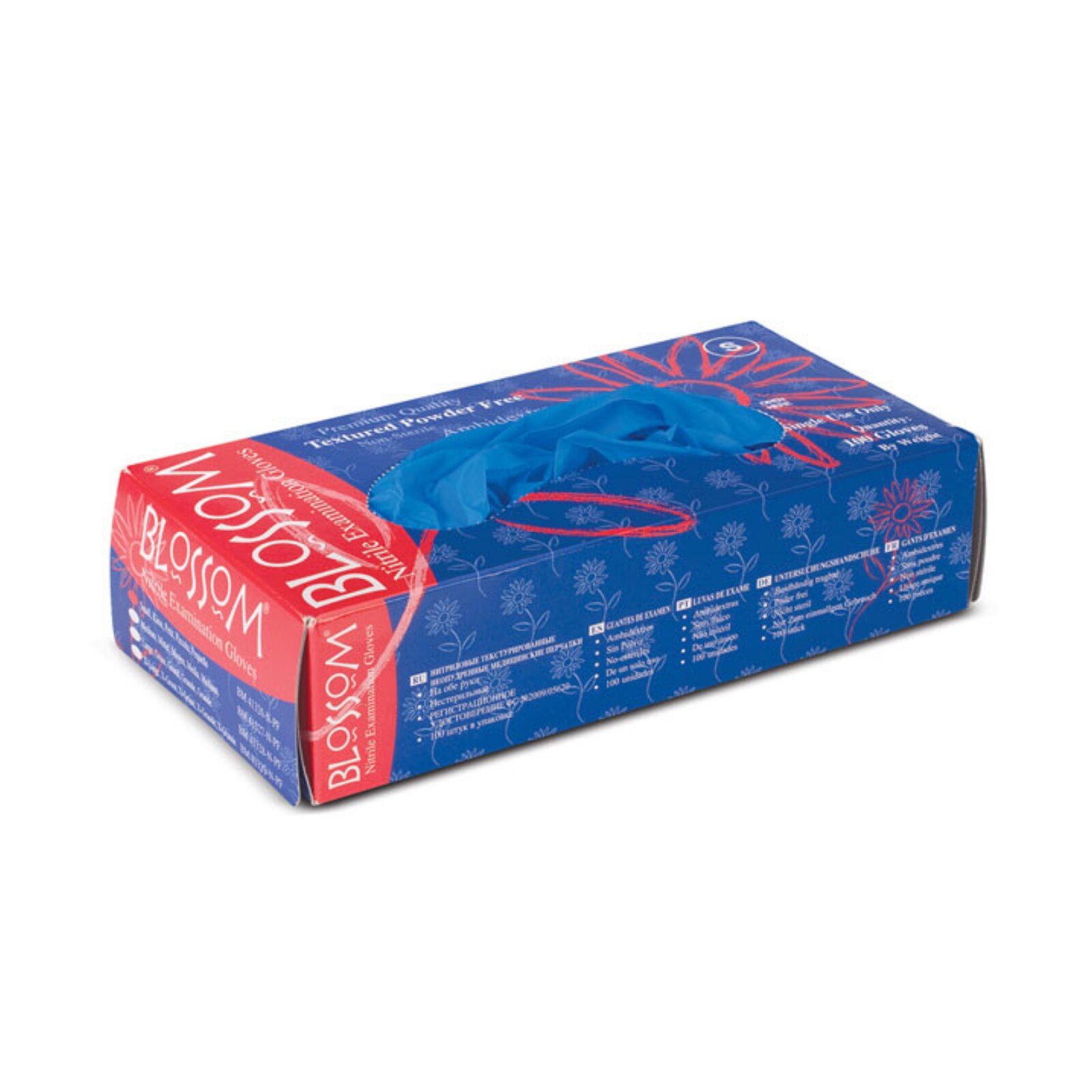 Dark Blue Soft PF Nitrile Glove Small 100/Bx product image