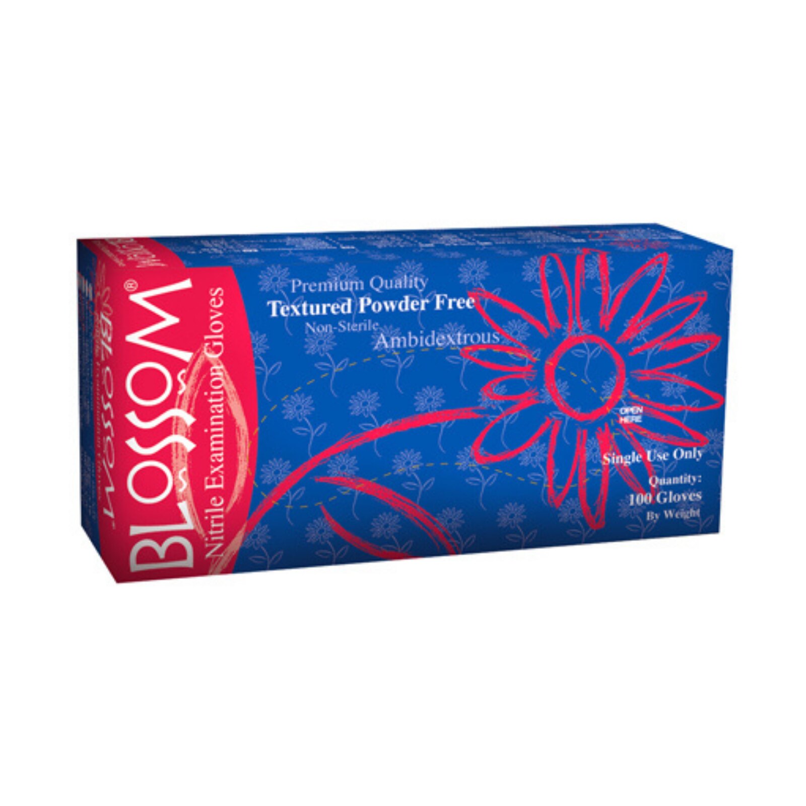 Dark Blue Soft PF Nitrile Glove X-Large 100/Bx product image