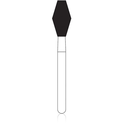 NTI Diamond Burs, FG, Donut, # SC909, 3.7 mm, Super Coarse, Black, 5/Pk, SC909-037 product image