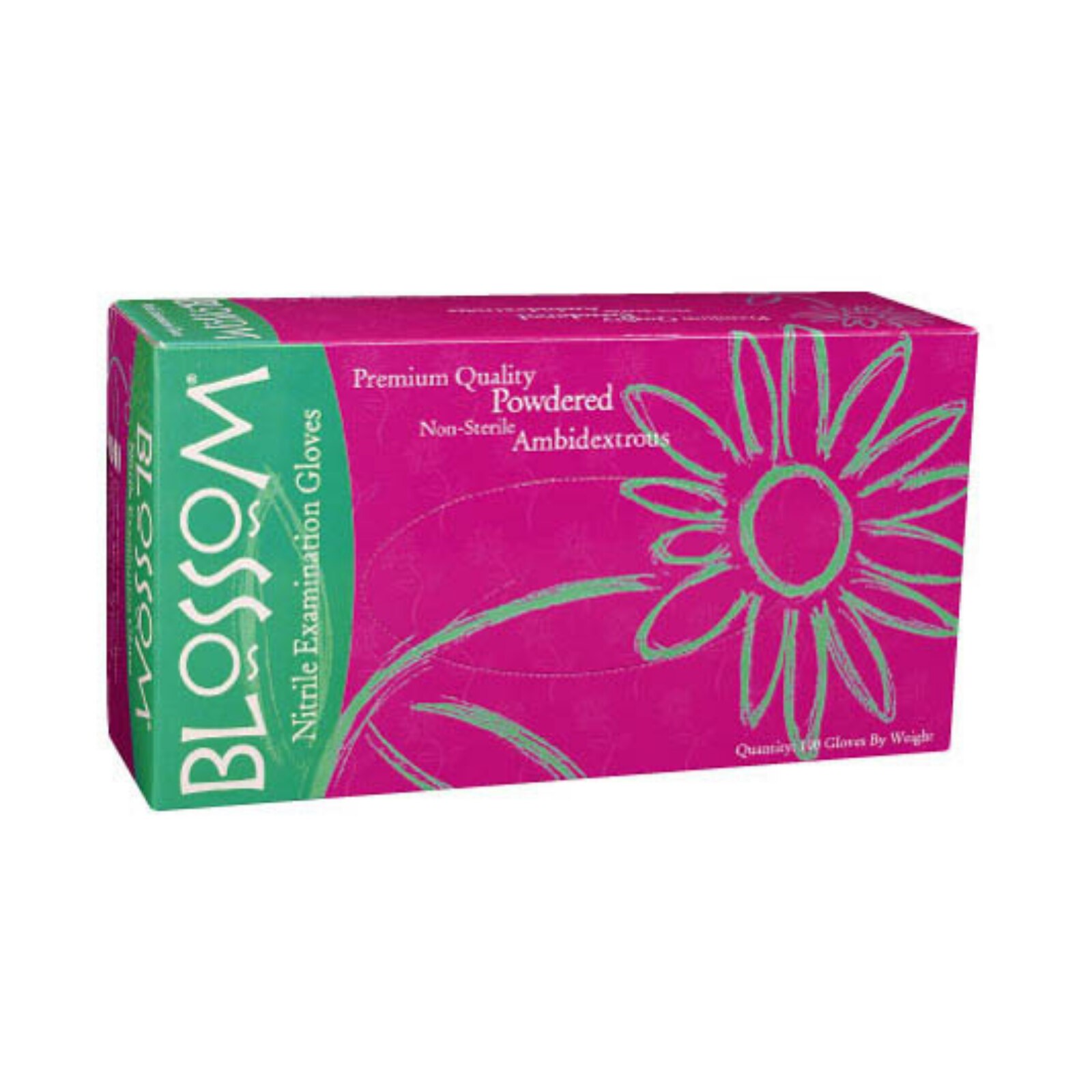 Blossom Lt. Teal PF Nitrile Glove Small 100/Bx product image