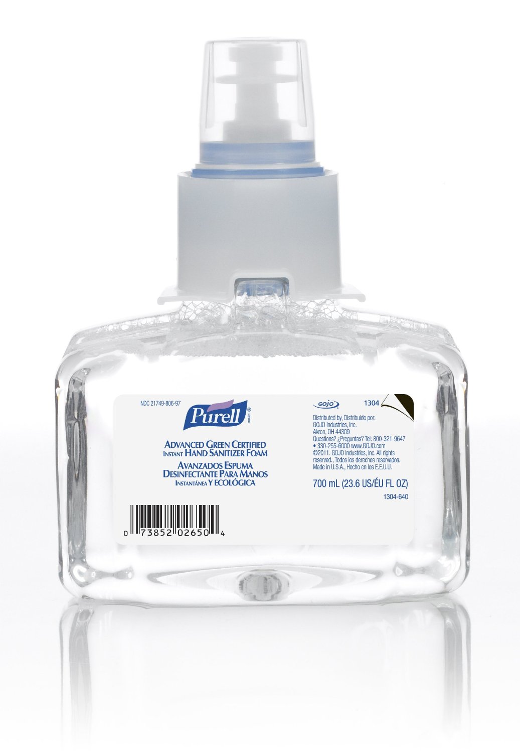 Purell Advanced Foam Sanitizer 700 mL Refill Ea thumbnail 2