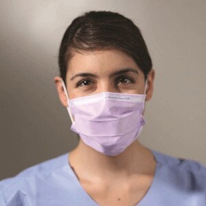 Halyard Level 1 Earloop Procedure Masks 50/Bx Blue product image