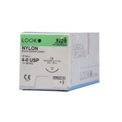 Suture Nylon Mono Blk DS18 4-0 18" 12/Bx