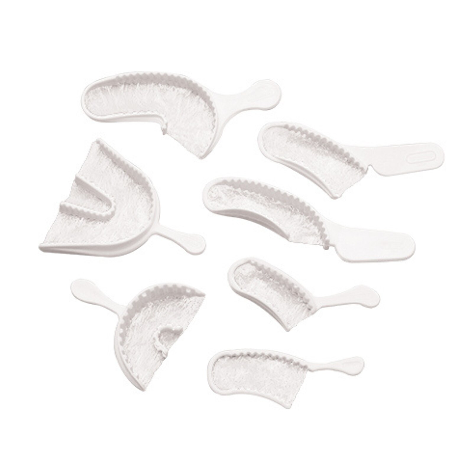 Triple Tray Impression Trays, Three-Quarter Arch, 35/Pk, 1006273 thumbnail 11