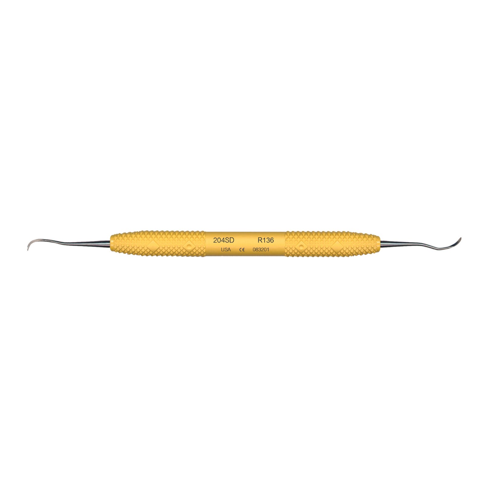 Cruise Line Sickle Scaler, Double-Ended, 204SD, Posterior, Yellow, 1/Pk, R136 thumbnail 6