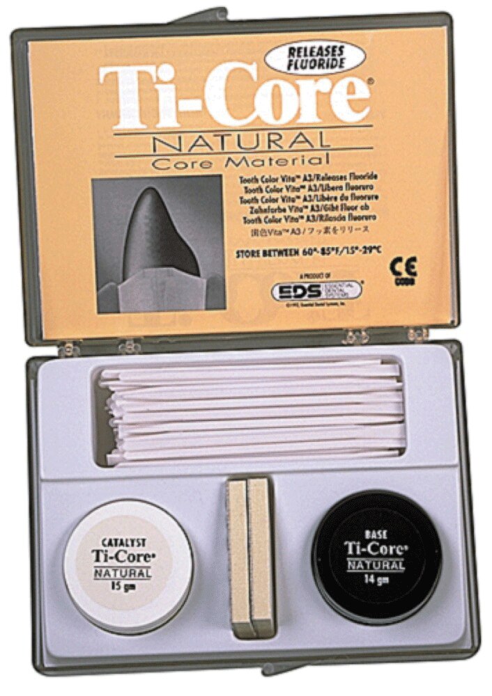 Ti-Core Base & Catalyst Core Build-Up Material, Self-Cure, Regular Set, Complete Kit, Gray, 1/Pk, 800-00 thumbnail 10