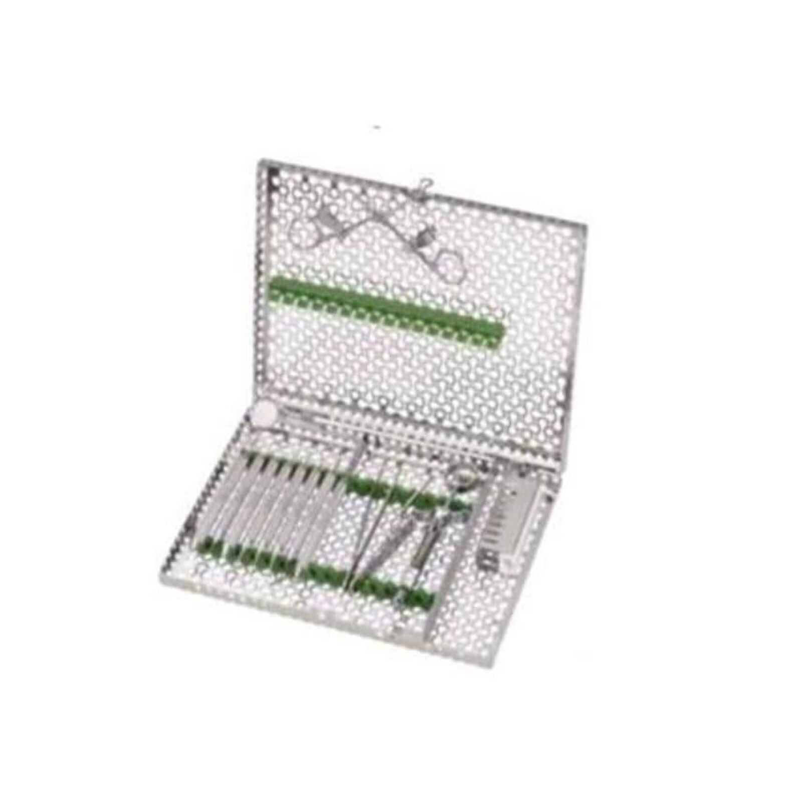 Signa Stat Instrument Cassette Stainless Steel Green 12 Instruments Ea thumbnail 3