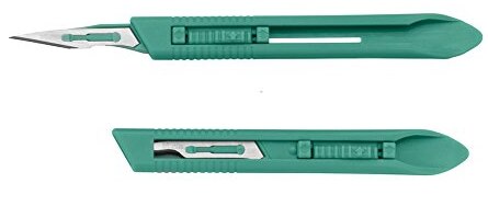 Retractable Safety Scalpel & #15 Blade 10/bx product image