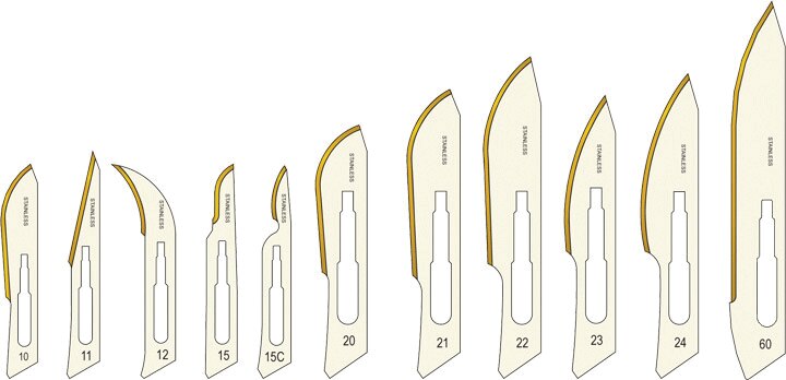 Blades Stainless Steel Sterile 100/Pk #12 product image