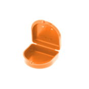 Bo-Box Orthodontic Retainer Case Orange 10/Pk
