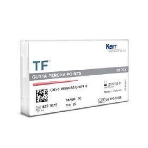 TF Hand Rolled Gutta Percha Points Size 25 Red 50/Pk product image