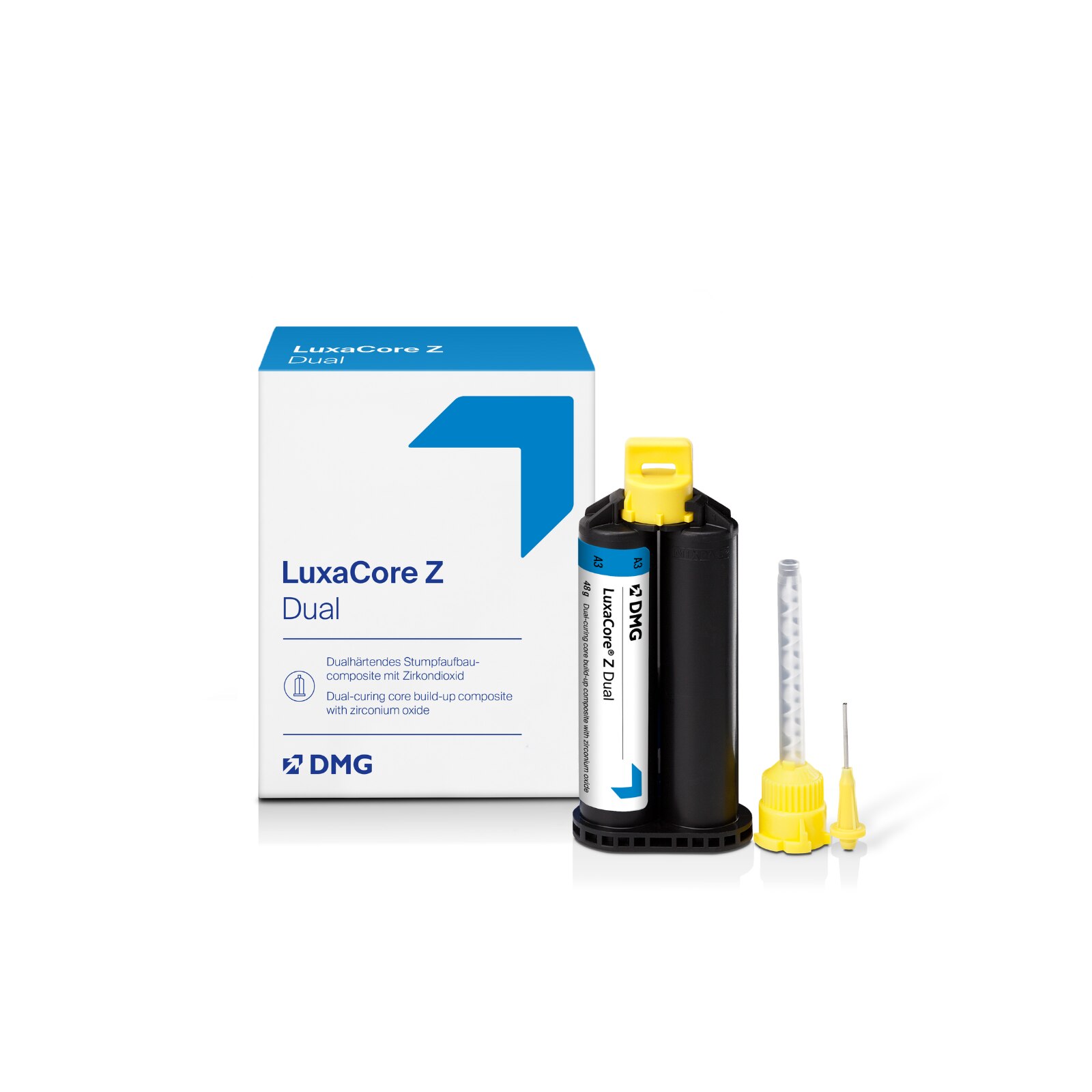 LuxaCore Z-Dual Core Build-Up Material, Automix Cartridge Kit, 50 g, Natural A3, 1/Pk, 213330 thumbnail 10