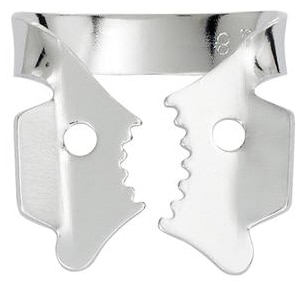 Hygenic Rubber Dam Clamp, Gloss Finish, # 12A, Winged, 1/Pk, H02706 thumbnail 5
