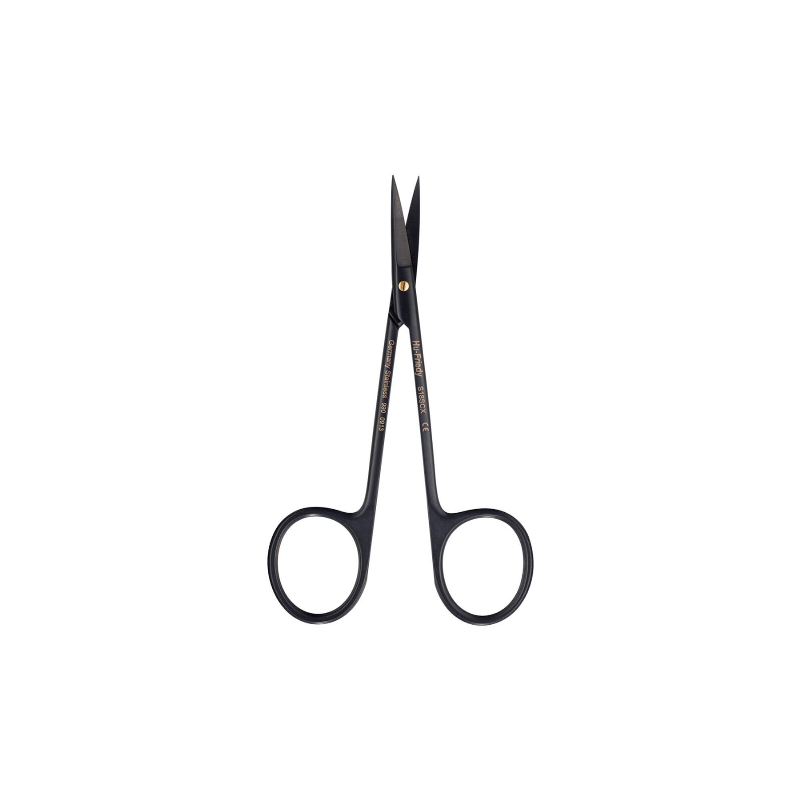 Black Line Curved Scissor 4.5 in Iris Ea thumbnail 3