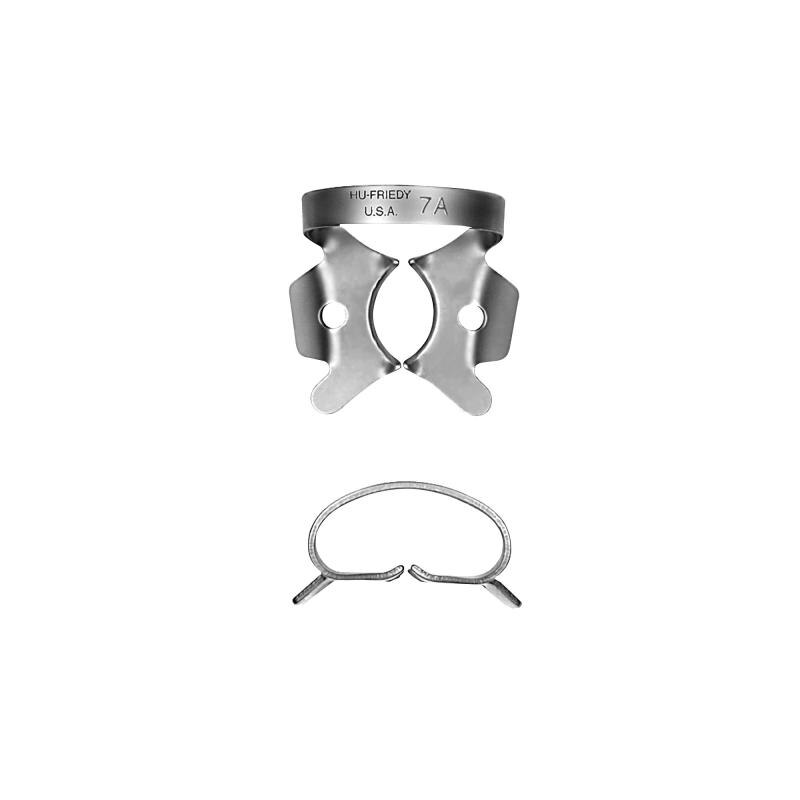 Rubber Dam Clamp, # 7A, Large Lower Molars, Satin Steel, 1/Pk, RDCM7A thumbnail 6