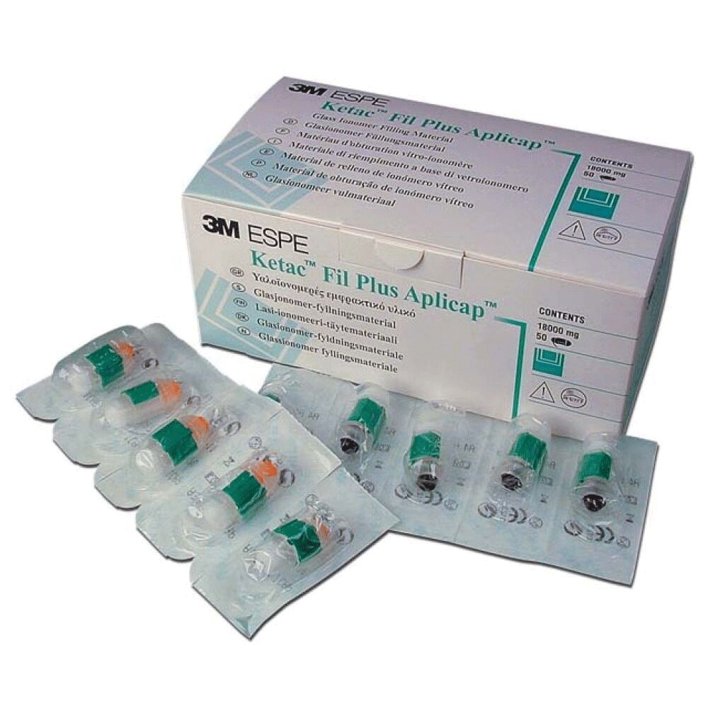 Ketac-Fil Plus Aplicap Glass Ionomer Anterior Restorative, Self-Cure, Capsule Refill, A3.5, 50/Pk thumbnail 13