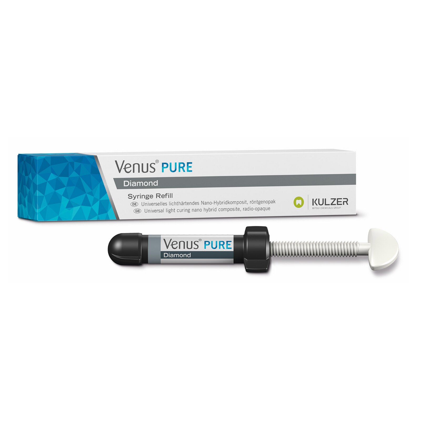 Venus Diamond Universal Composite Pure Dark Universal 4 Gm Refill Syringe thumbnail 6