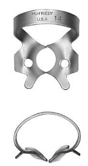 Rubber Dam Clamp, # 14, Molars, Satin Steel, 1/Pk, RDCM14 thumbnail 10