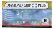 Diamond Grip Plus PF Latex Gloves Large 100/Bx