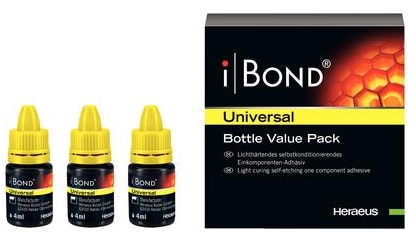 iBOND Universal Bonding Agent, Light-Cure, Bottle Value Pack, 4 ml, 3/Pk, 66061412 thumbnail 10