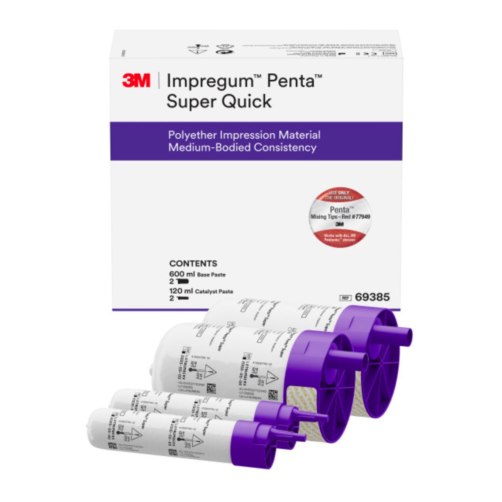 Impregum Penta, Super Quick, Medium Body Refill, Base/Catalyst, 2/Pk thumbnail 9