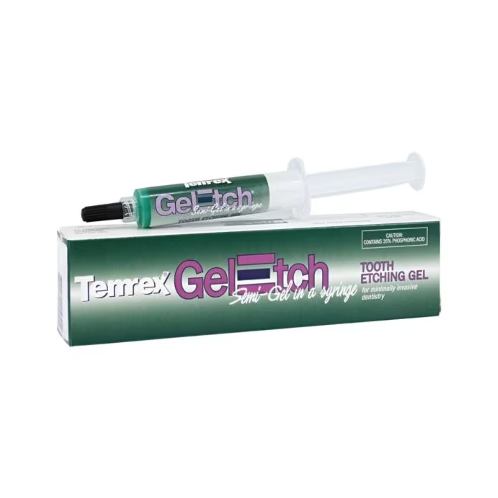 Gel-Etch Semi-Gel 35% Phosphoric Acid Syringe Etching Gel Syringe Kit 6gm/Ea thumbnail 6