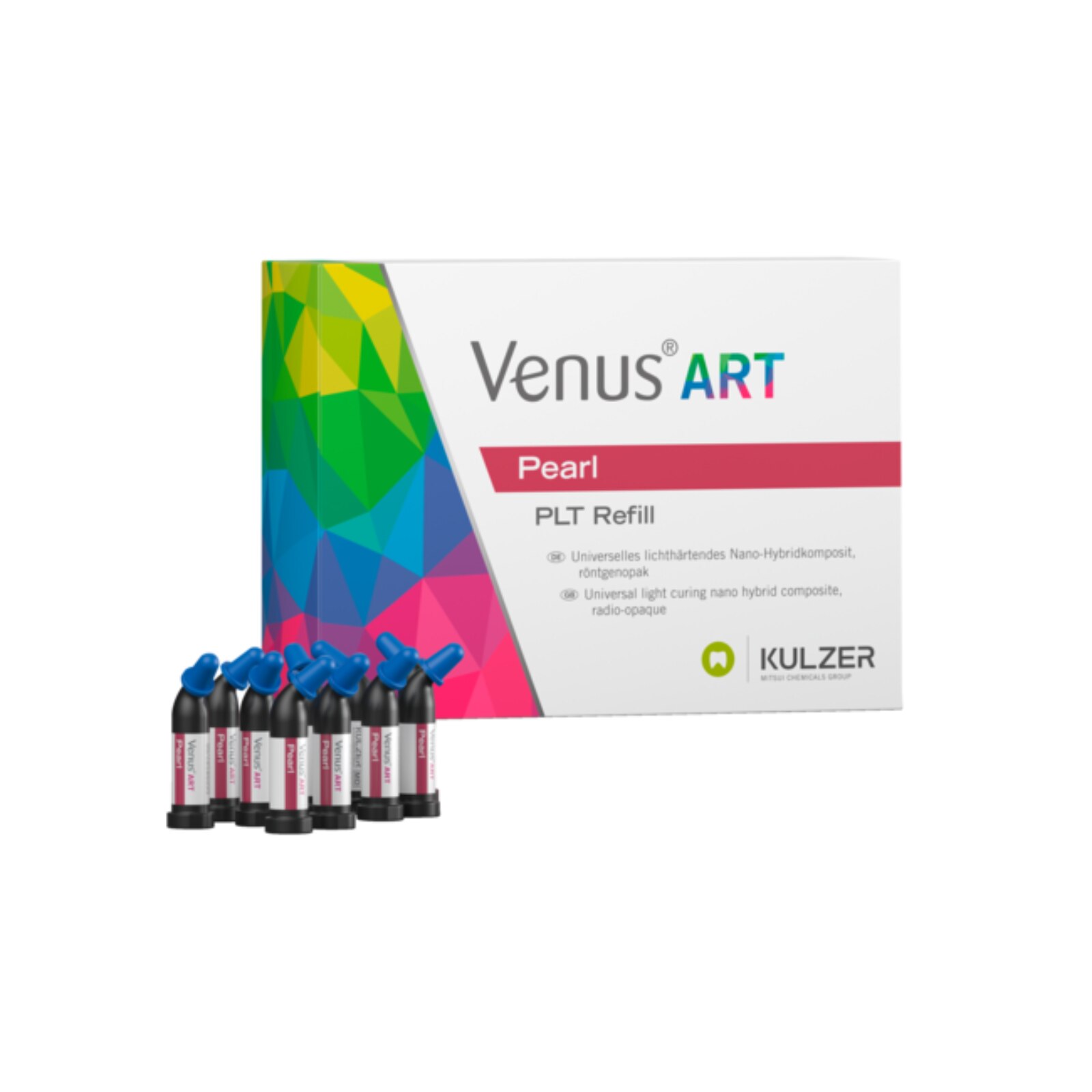 Venus Pearl Nanohybrid Bulk Fill, Light-Cure, PLT Refill, Universal Viscosity, 0.2 g, Bleach Light, 10/Pk, 66048096 thumbnail 5