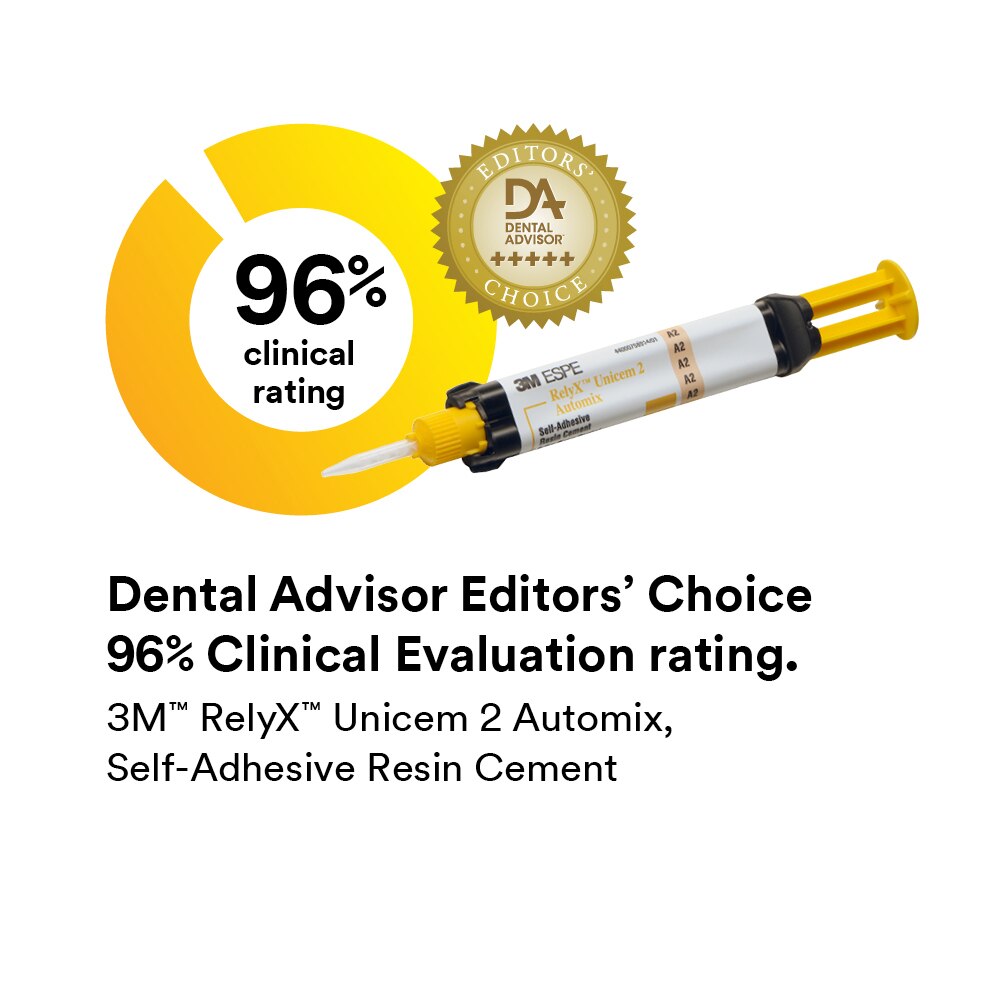 RelyX Unicem 2 Self-Adhesive Resin Cement, Automix Syringe Value Pack, A2 Universal, 3/Pk thumbnail 11