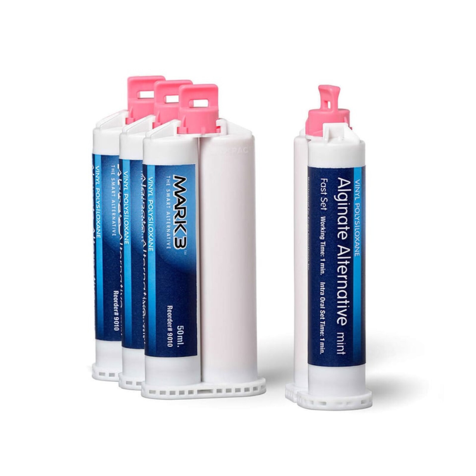 MARK3 Alginate Alternative 50mL Cartridges 4/Pk Fast Set product image