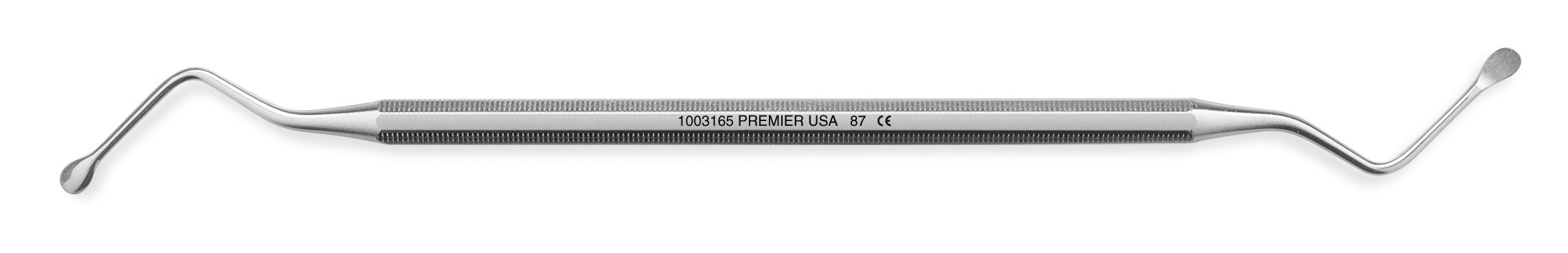 Surgical Curette, Lucas Alveolar, Double-End, Octagonal Handle, # 87, 1/Pk, 1003165 product image