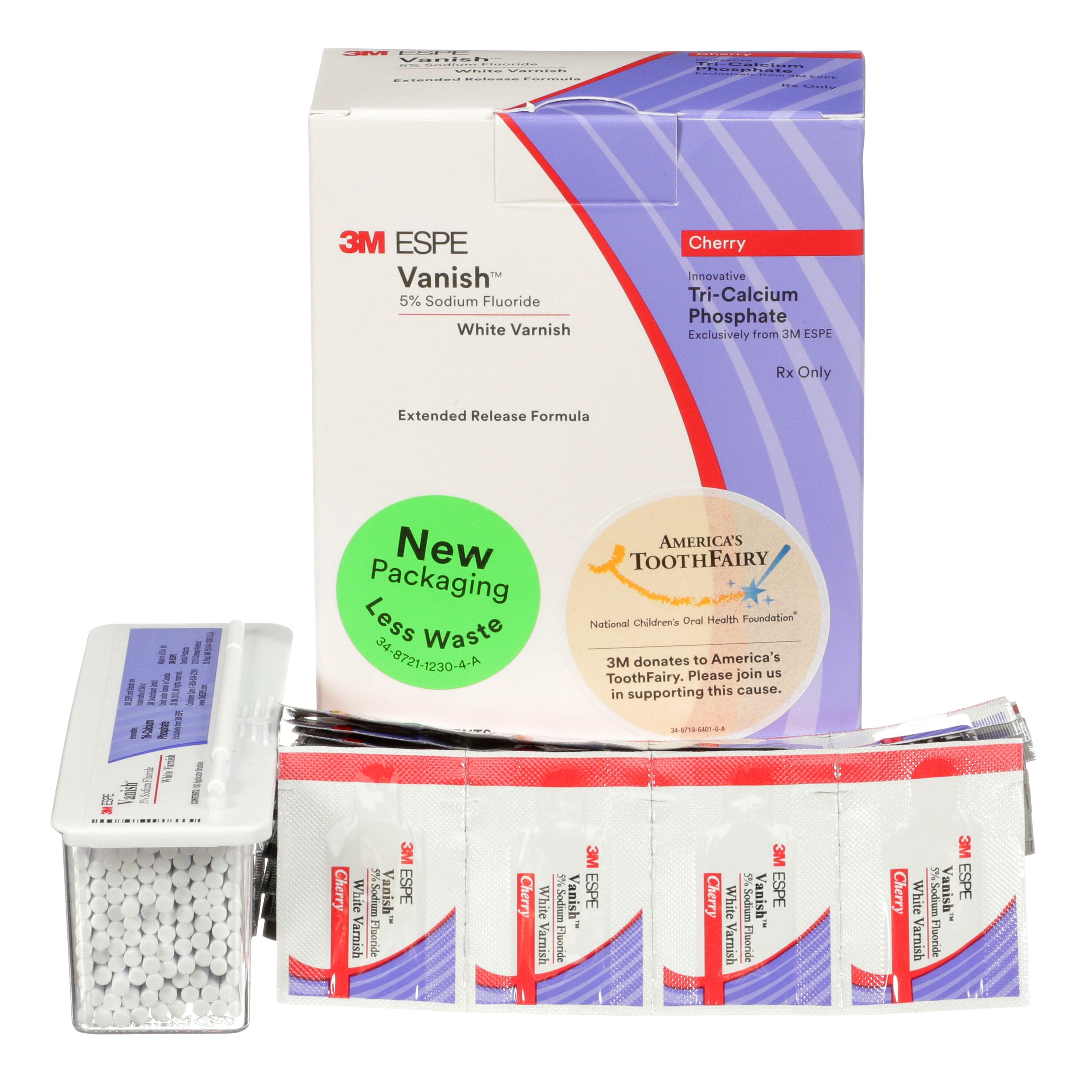 3M™ Vanish™ Varnish Bulk Pack 5% Sodium Fluoride 0.5 mL Cherry White 1000/Pk thumbnail 16