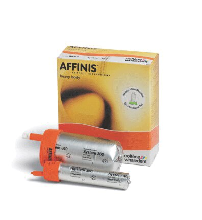 Affinis System 360 A-Silicone Impression Material, Refill Pack, Heavy Body, 300ml, Yellow, 2/Pk, C6487 product image