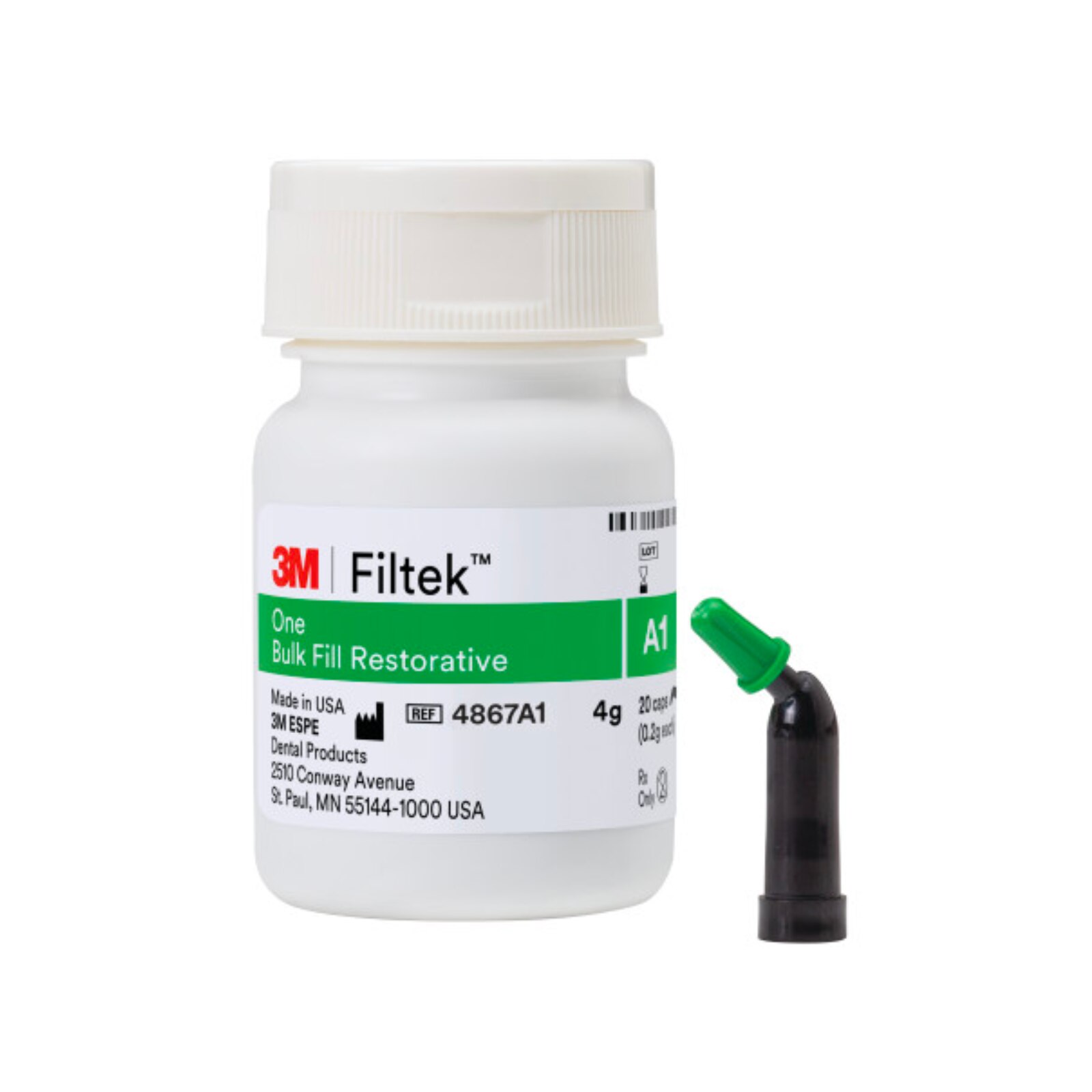 Filtek One Bulk Fill, Capsule Refill, 0.2 g, A1, 20/Pk, 4867A1 thumbnail 10