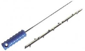 Short Barbed Broaches with Metal Handle, Non-Sterile, 21 mm, # 1-6, Assorted, 6/Pk product image