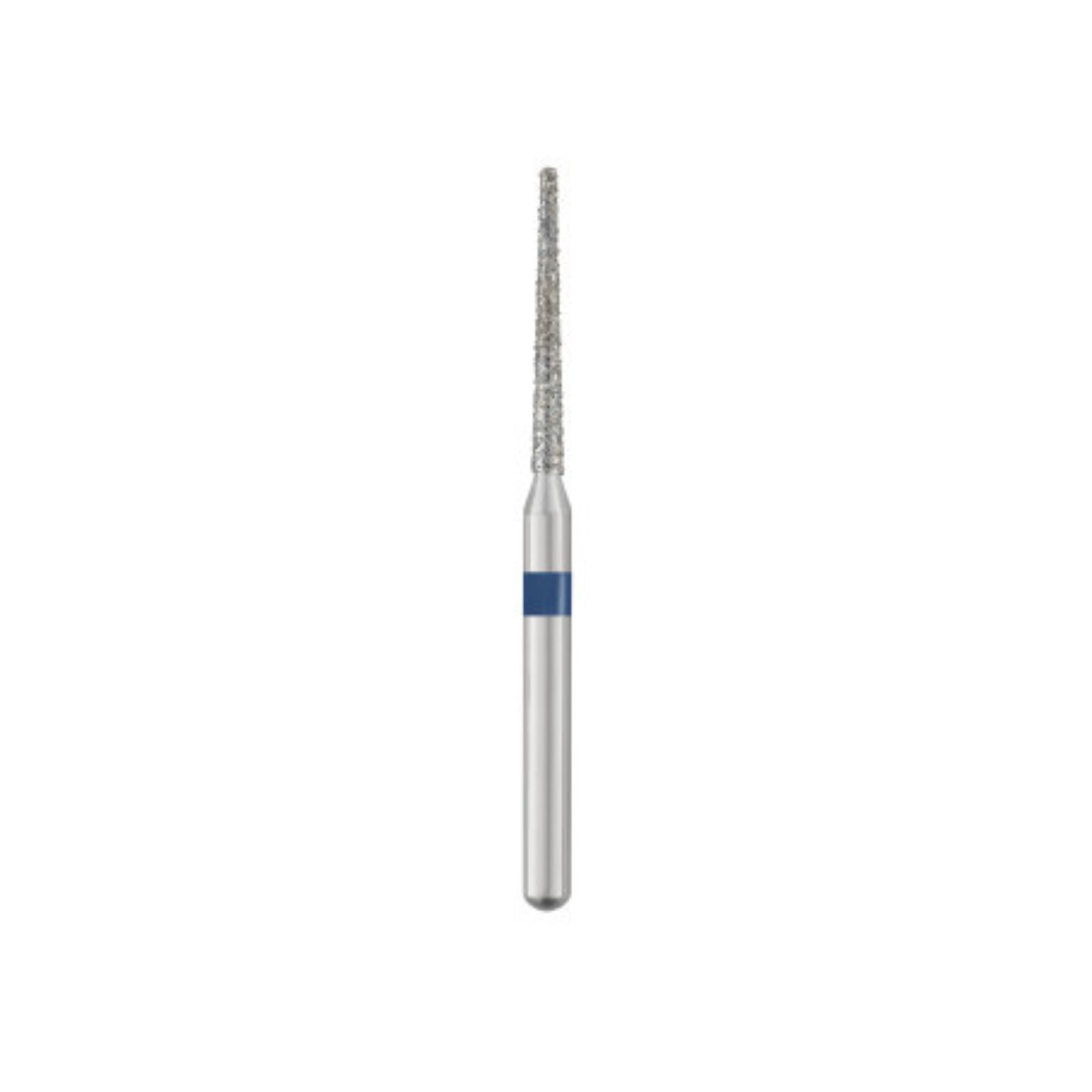 Diamond Burs, FG, Round End Taper, Medium, Blue, 1.2 mm, 850-012M, 5/Pk, CC4S product image