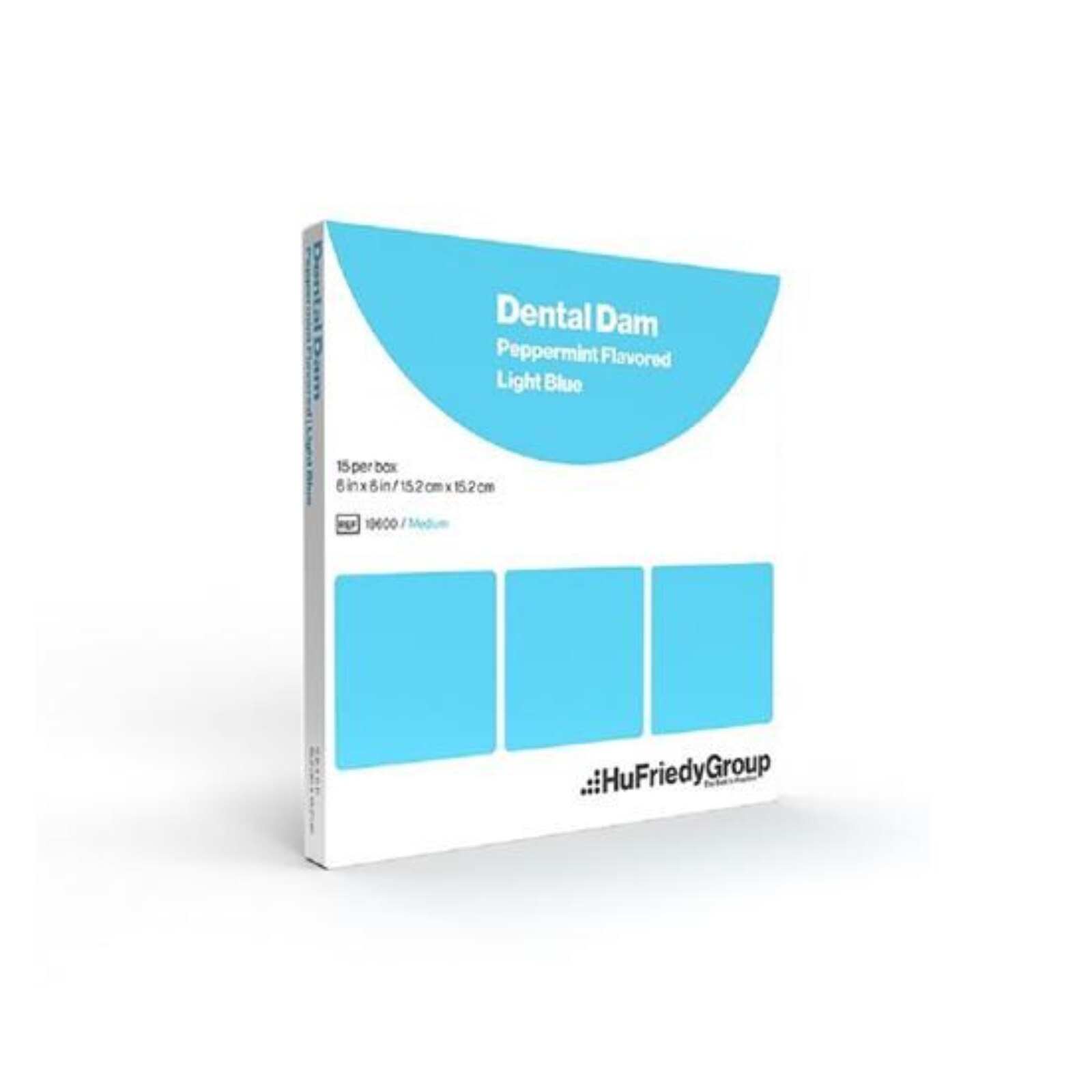 Latex-Free Rubber Dam 6 in x 6 in Medium Gauge Light Blue Mint 15/Bx thumbnail 9