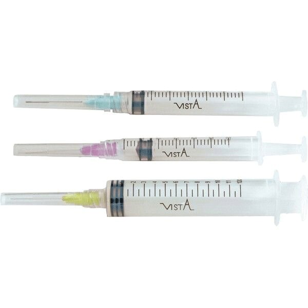 Appli-Vac, Endo Irrigation Syringes & Half Cut Needles, 3 cc, 30 Ga, Purple, 100/Pk, 316139 thumbnail 7