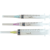 Appli-Vac Pre-Tipped Syringes 3cc 30ga Purple 100/Box