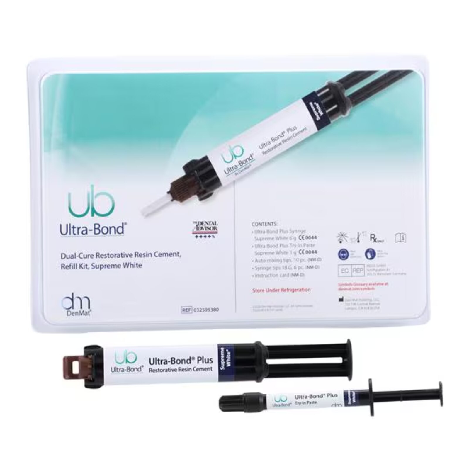 Ultra-Bond Plus Automix Cement Supreme White 6 Gm Syringe Refill Ea product image