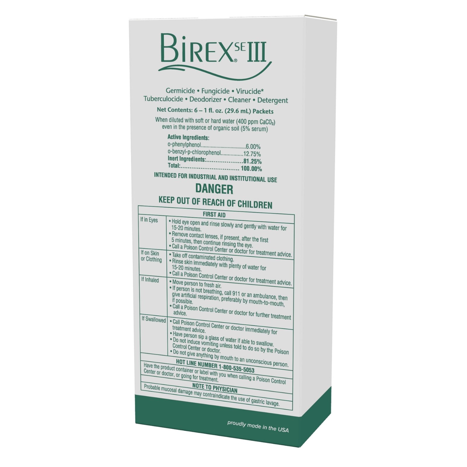 Birex SE III Solution Disinfectant Intro Kit 1 oz 6/Pk thumbnail 10