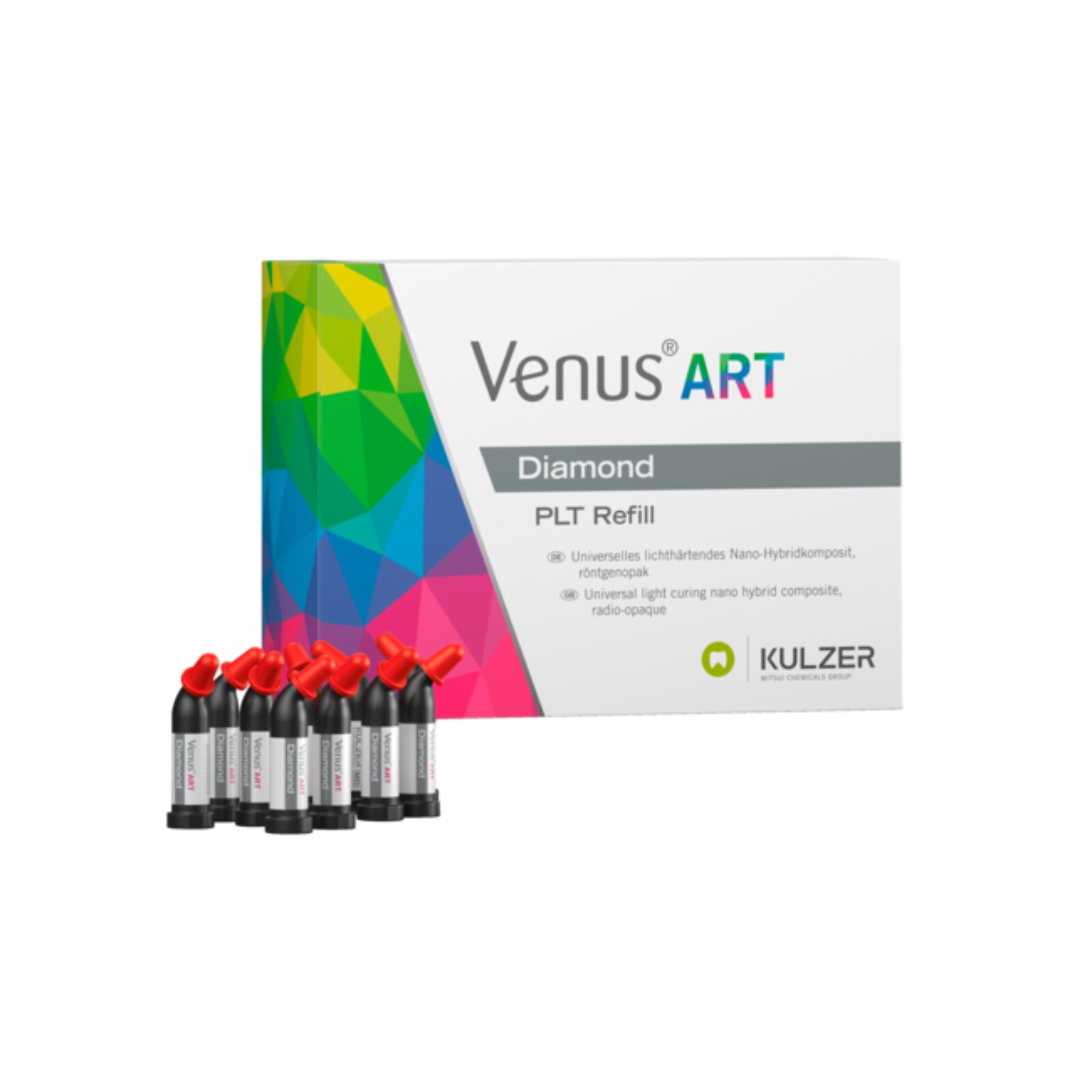Venus Diamond, Light-Cure, PLT Refill, Universal Viscosity, 0.25 g, A1, 20/Pk, 66039008 thumbnail 9